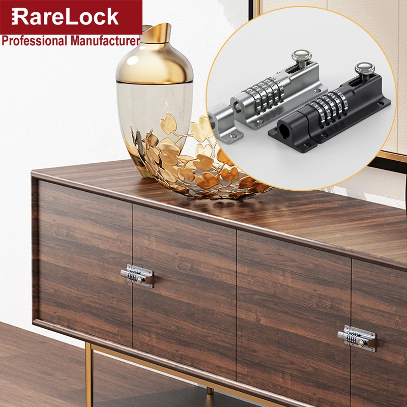 Combination Door Latch Lock 4 Digit Password Waterproof and Antirust for Outdoor Use Rarelock MA012 H
Combination Door Latch Lock 4 Digit Password Waterproof and Antirust for Outdoor Use Rarelock MA012 H