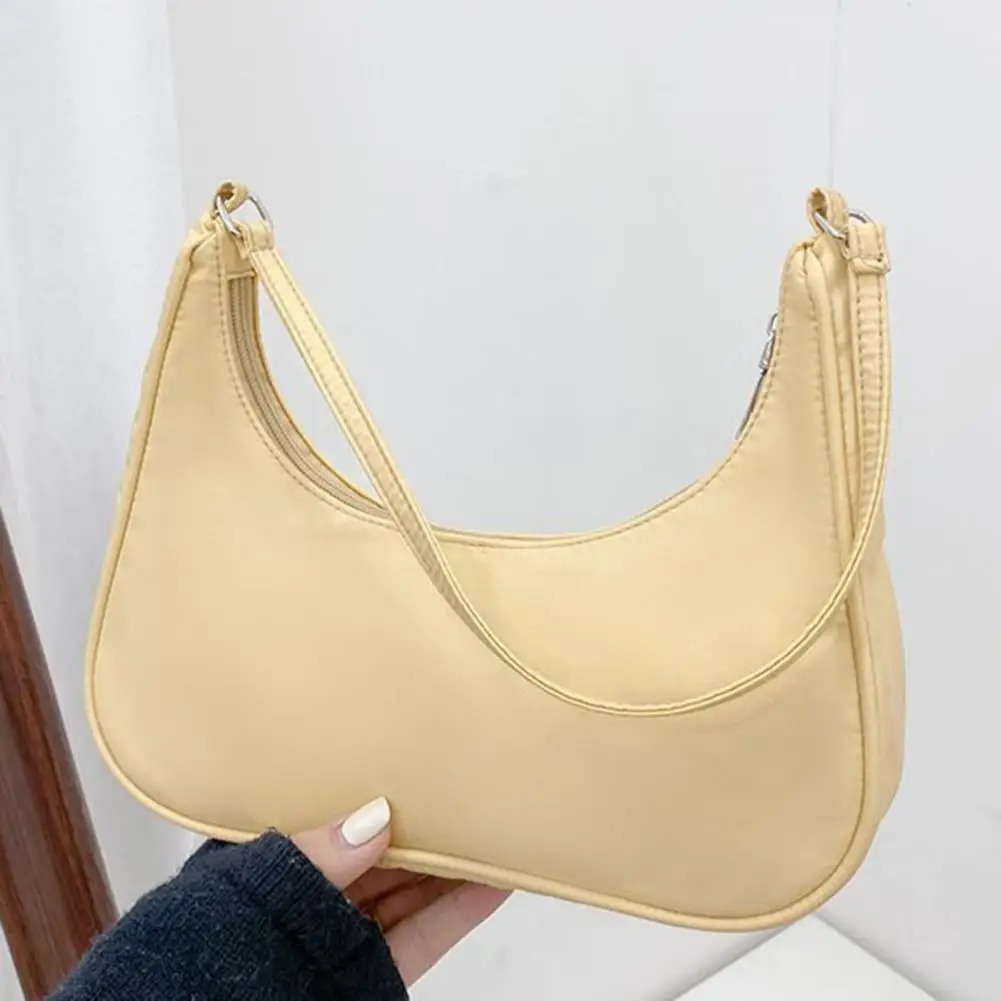 Stylish Waterproof Nylon Shoulder Bags for Women for Daily Use Dating Parties Featuring Zipper Closure Dumpling Hobo Design
Stylish Waterproof Nylon Shoulder Bags for Women for Daily Use Dating Parties Featuring Zipper Closure Dumpling Hobo Design