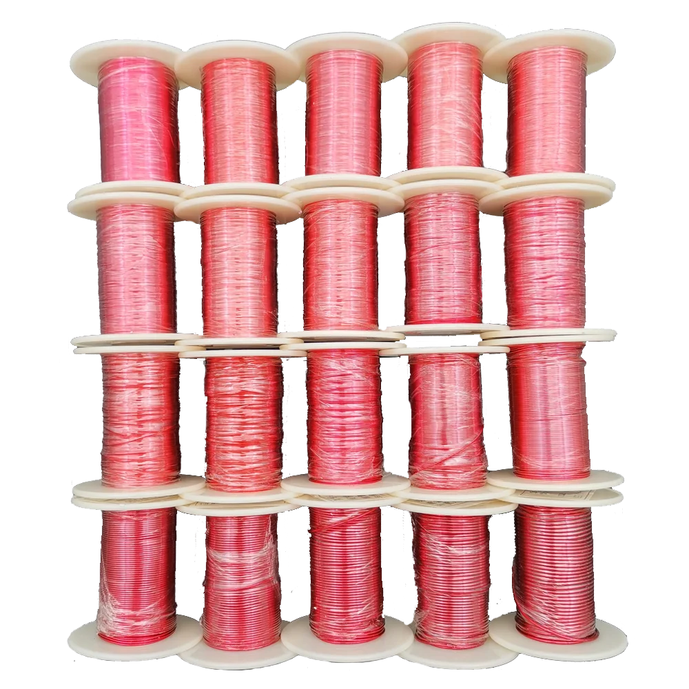 100g/roll red polyurethane enameled copper 0.05 0.06 0.2 0.13 0.25 0.35 0.4 0.7 0.8 0.9 0.5 1.0 1.2 1.3mmQA-1-155 enameled wire
100g/roll red polyurethane enameled copper 0.05 0.06 0.2 0.13 0.25 0.35 0.4 0.7 0.8 0.9 0.5 1.0 1.2 1.3mmQA-1-155 enameled wire