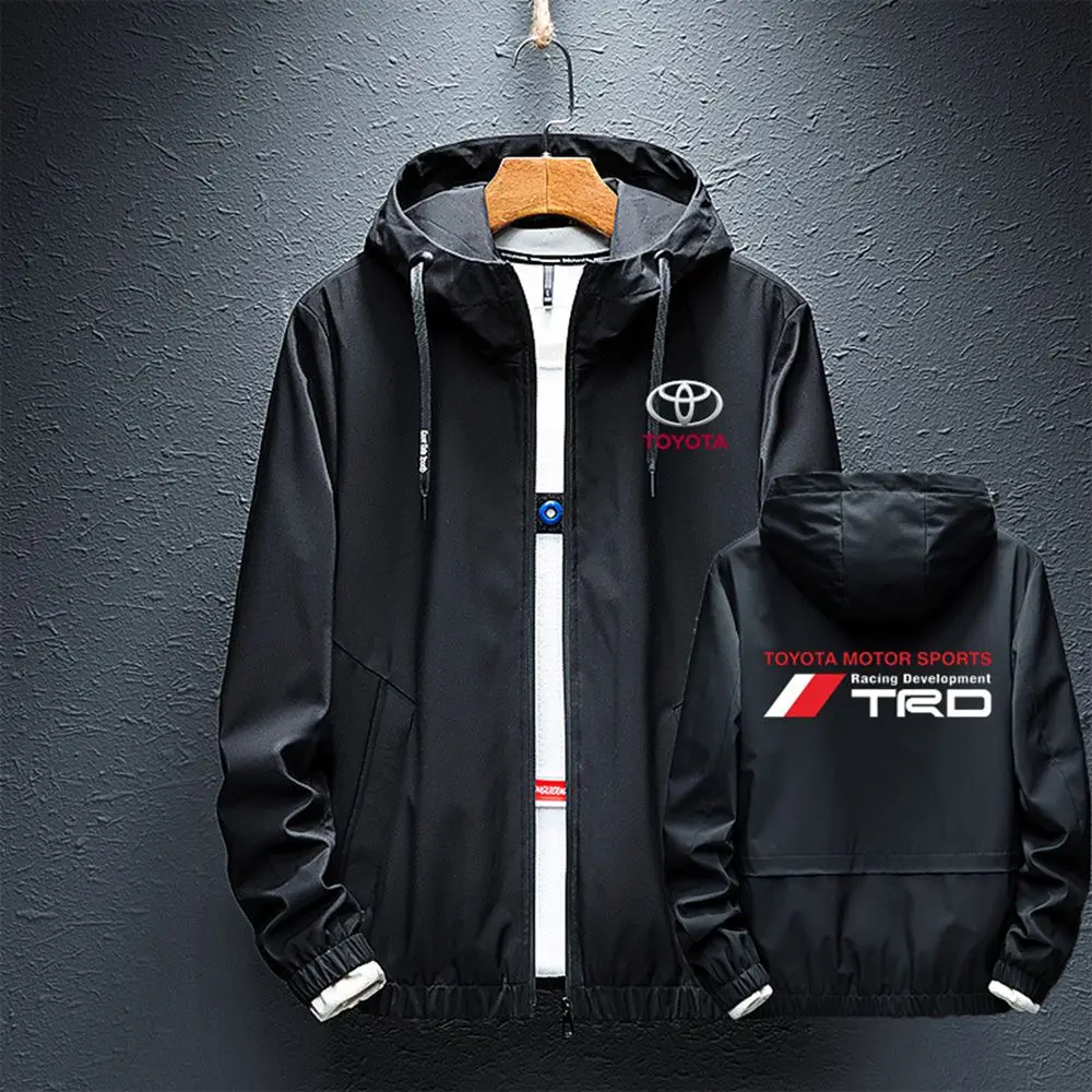 2022 Spring Toyota Motorsport TRD Car Logo Windbreaker rainproof Hoodies Zipper Man Coats Tops Splice Punk Harajuku Jackets
2022 Spring Toyota Motorsport TRD Car Logo Windbreaker rainproof Hoodies Zipper Man Coats Tops Splice Punk Harajuku Jackets