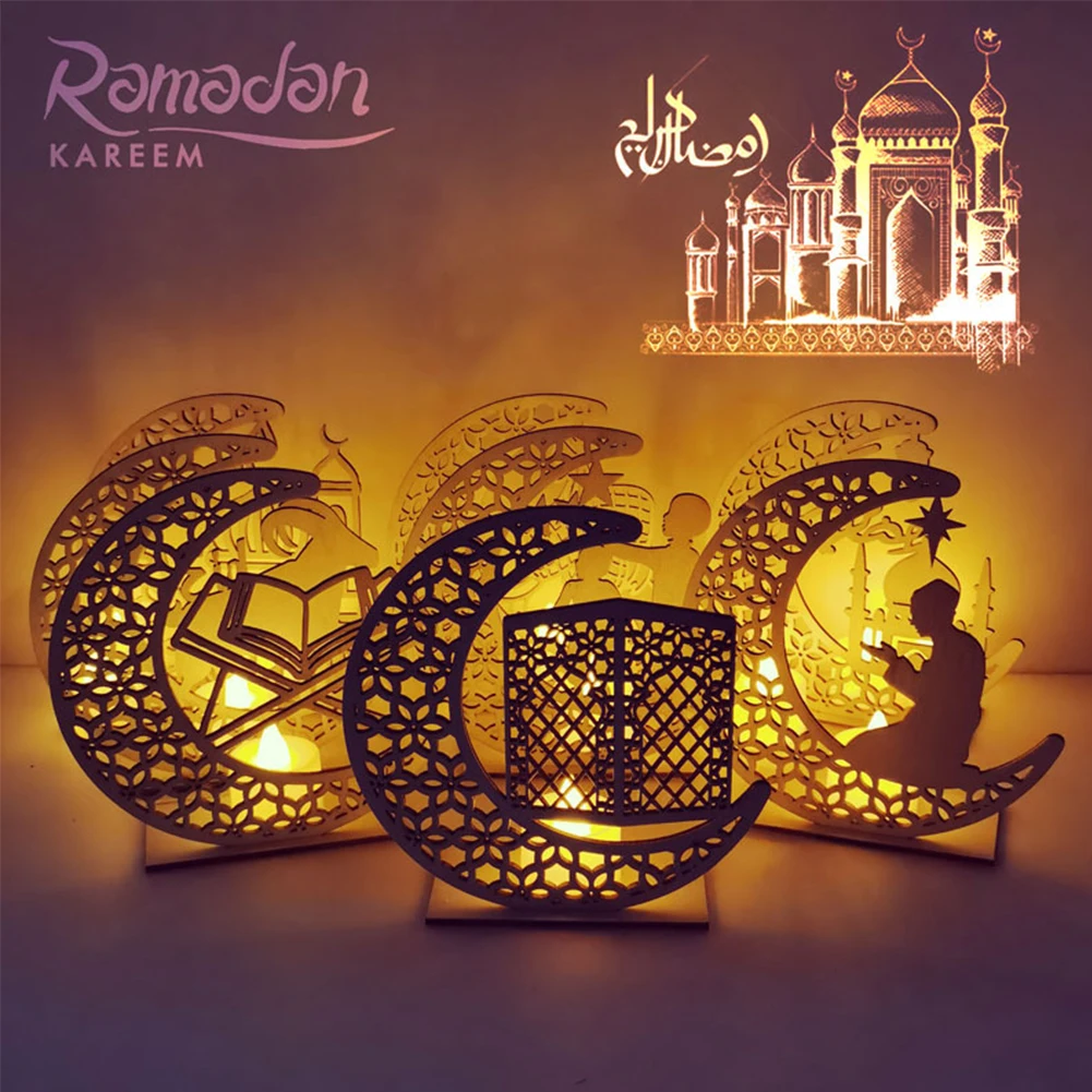 EID Mubarak Wooden Pendant with LED Candles Light Ramadan Decorations For Home Islamic Muslim Party Eid Decor Kareem Ramadan HOT
EID Mubarak Wooden Pendant with LED Candles Light Ramadan Decorations For Home Islamic Muslim Party Eid Decor Kareem Ramadan HOT