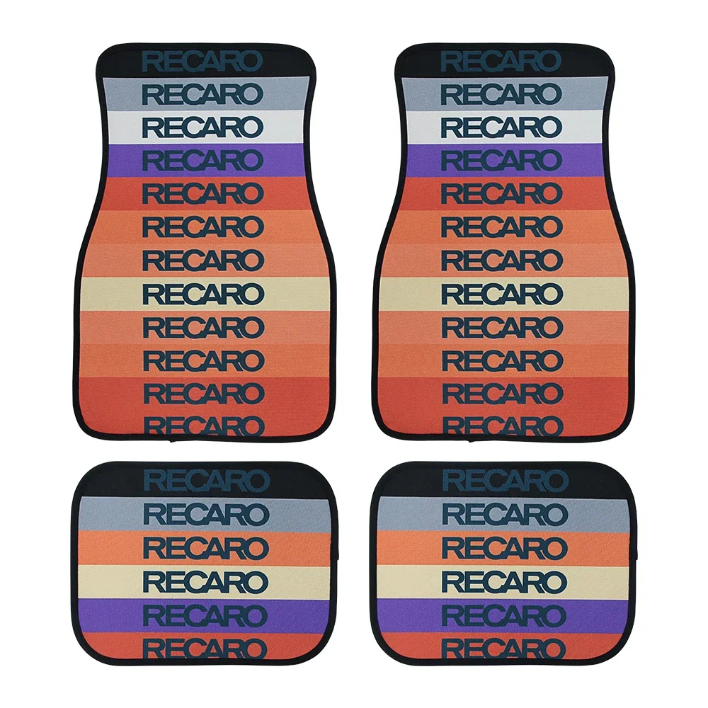 4Pcs Racing Sport Car RECARO Fabric Floor Mats Protector JDM Style Universal Waterproof Non-Slip Auto Interior Decor Carpets 
4Pcs Racing Sport Car RECARO Fabric Floor Mats Protector JDM Style Universal Waterproof Non-Slip Auto Interior Decor Carpets