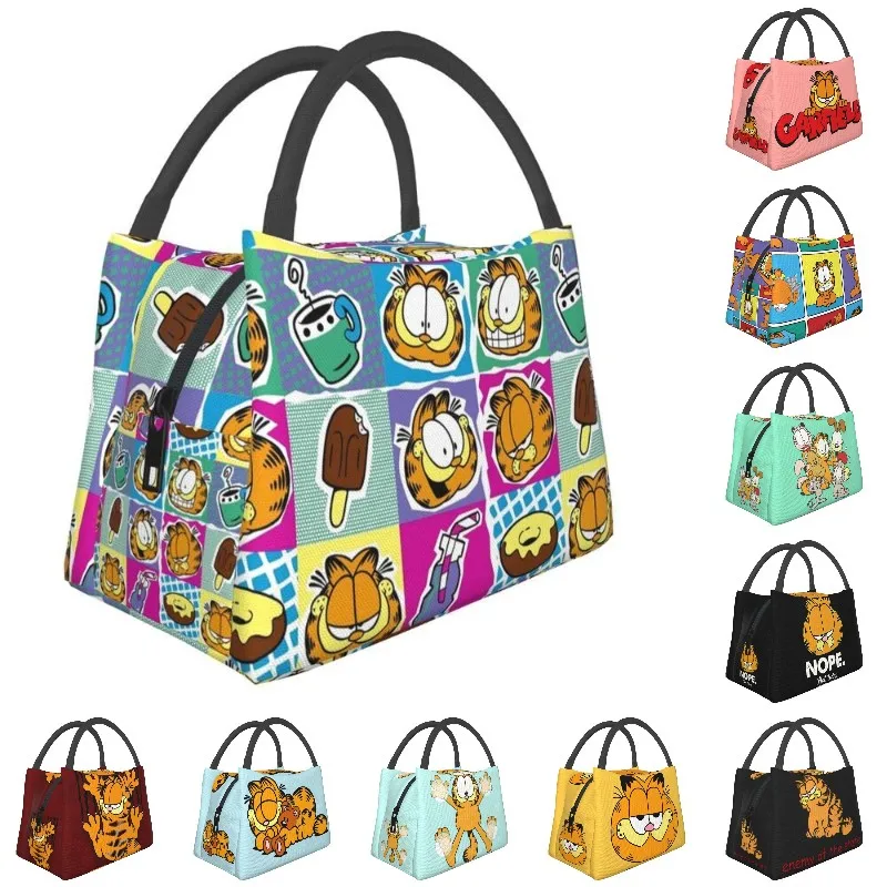 Manga Garfields Thermal Insulated Lunch Bag Women Cartoon Anime Cat Resuable Lunch Container for Picnic Storage Meal Food Box
Manga Garfields Thermal Insulated Lunch Bag Women Cartoon Anime Cat Resuable Lunch Container for Picnic Storage Meal Food Box