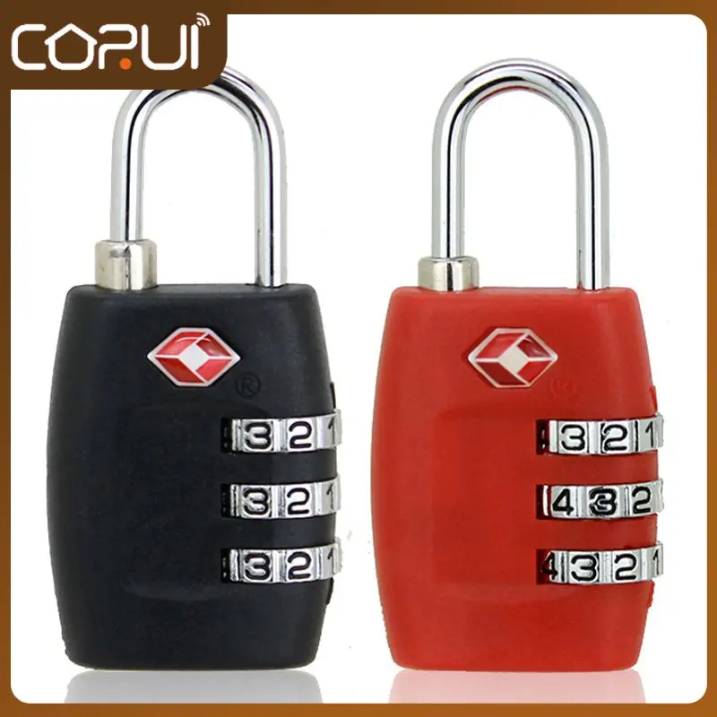 High Strength Pc Padlock Luggage Suitcase Password Lock 3 Rows Luggage Travel Lock Tsa Approved Suitcase Baggage Zinc Alloy 
High Strength Pc Padlock Luggage Suitcase Password Lock 3 Rows Luggage Travel Lock Tsa Approved Suitcase Baggage Zinc Alloy
