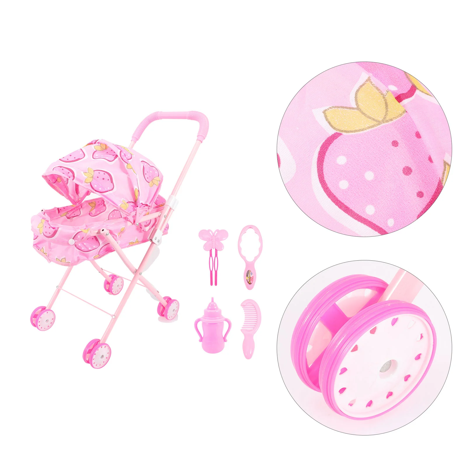 Dolls Stroller Model Baby Stroller Toy Simulation Stroller Toy Toddler Pretend Play Toy
Dolls Stroller Model Baby Stroller Toy Simulation Stroller Toy Toddler Pretend Play Toy