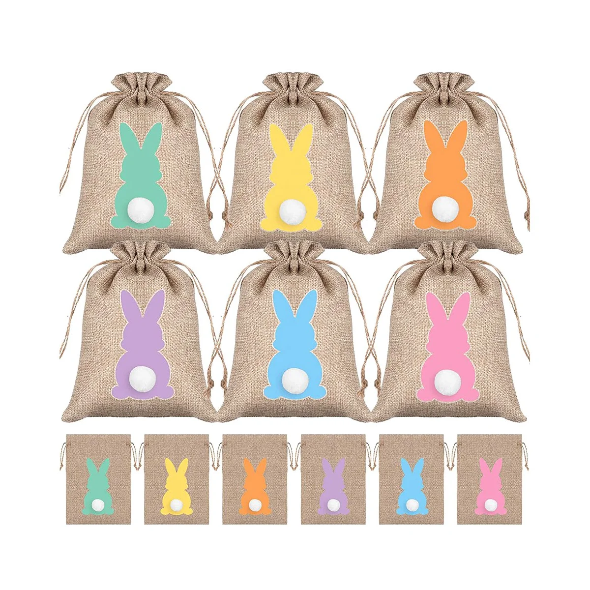 24 Pcs Easter Day Party Favor Bags Bunny Burlap Gift Bags Candy Bags Bags for Easter Day 6 x 4 Inch
24 Pcs Easter Day Party Favor Bags Bunny Burlap Gift Bags Candy Bags Bags for Easter Day 6 x 4 Inch