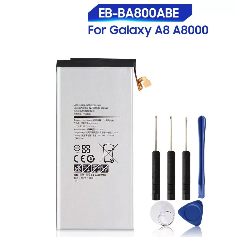 NEW2022 Replacement Battery For Samsung Galaxy A8 A8000 A800YZ A800F A800S Rechargeable Phone Battery EB-BA800ABE 3050mAh
NEW2022 Replacement Battery For Samsung Galaxy A8 A8000 A800YZ A800F A800S Rechargeable Phone Battery EB-BA800ABE 3050mAh