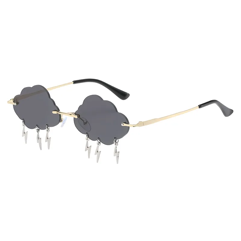 2022 New Fashion Frameless Cloud Lightning Women Sunglasses Party Party Funny Sun Glasses Female Trend Adult Eyewear
2022 New Fashion Frameless Cloud Lightning Women Sunglasses Party Party Funny Sun Glasses Female Trend Adult Eyewear