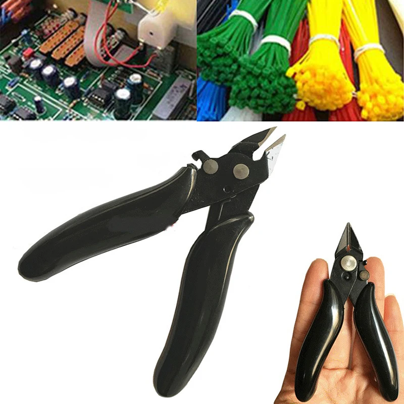 

3.5 Inch Diagonal Mini Plier Wire Cutters Electronic Wire Cable Cutter Hand Tool Diagonal Side Cutting Pliers
