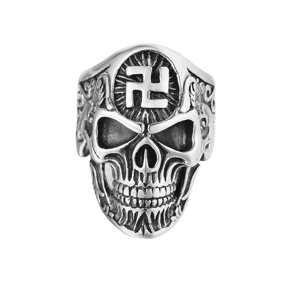 Trendy Nazi Skeleton Skull Rings For Women Vintage Stainless Steel Finger Jewelry Gift EMO Accessories Best Sellers 2022 Product
Trendy Nazi Skeleton Skull Rings For Women Vintage Stainless Steel Finger Jewelry Gift EMO Accessories Best Sellers 2022 Product