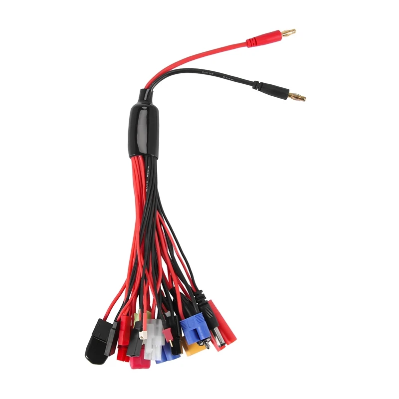 

19 In1 RC Lipo Battery Charger Adapter Connector Splitter Wire Octopus Convert Cable To 4.0Mm Banana Plug Lead Cable For XT60