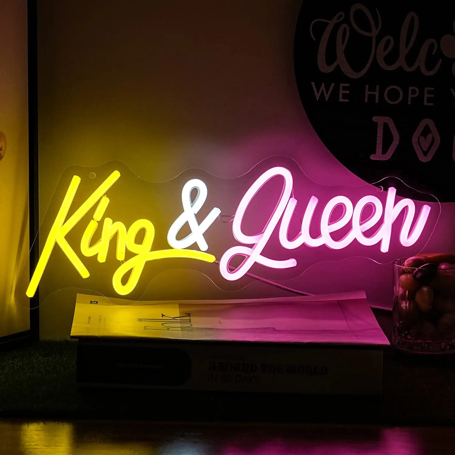 Неоновые вывески King, Королевский светильник, неоновые вывески с надписями, настенные декоративные светильники с питанием от USB и выключателем для спальни, детской комнаты
Неоновые вывески King, Королевский светильник, неоновые вывески с надписями, настенные декоративные светильники с питанием от USB и выключателем для спальни, детской комнаты