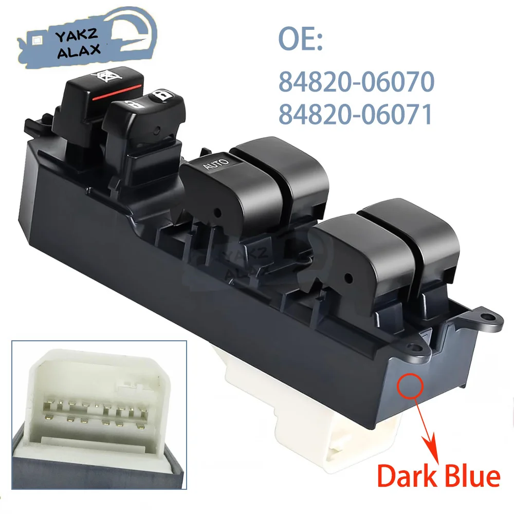 84820-06070 for 2007 2008 2009 2010 2011 Toyota Yaris Tacoma Camry Aurion HV Electric Power Master Window Control Switch Button
84820-06070 for 2007 2008 2009 2010 2011 Toyota Yaris Tacoma Camry Aurion HV Electric Power Master Window Control Switch Button