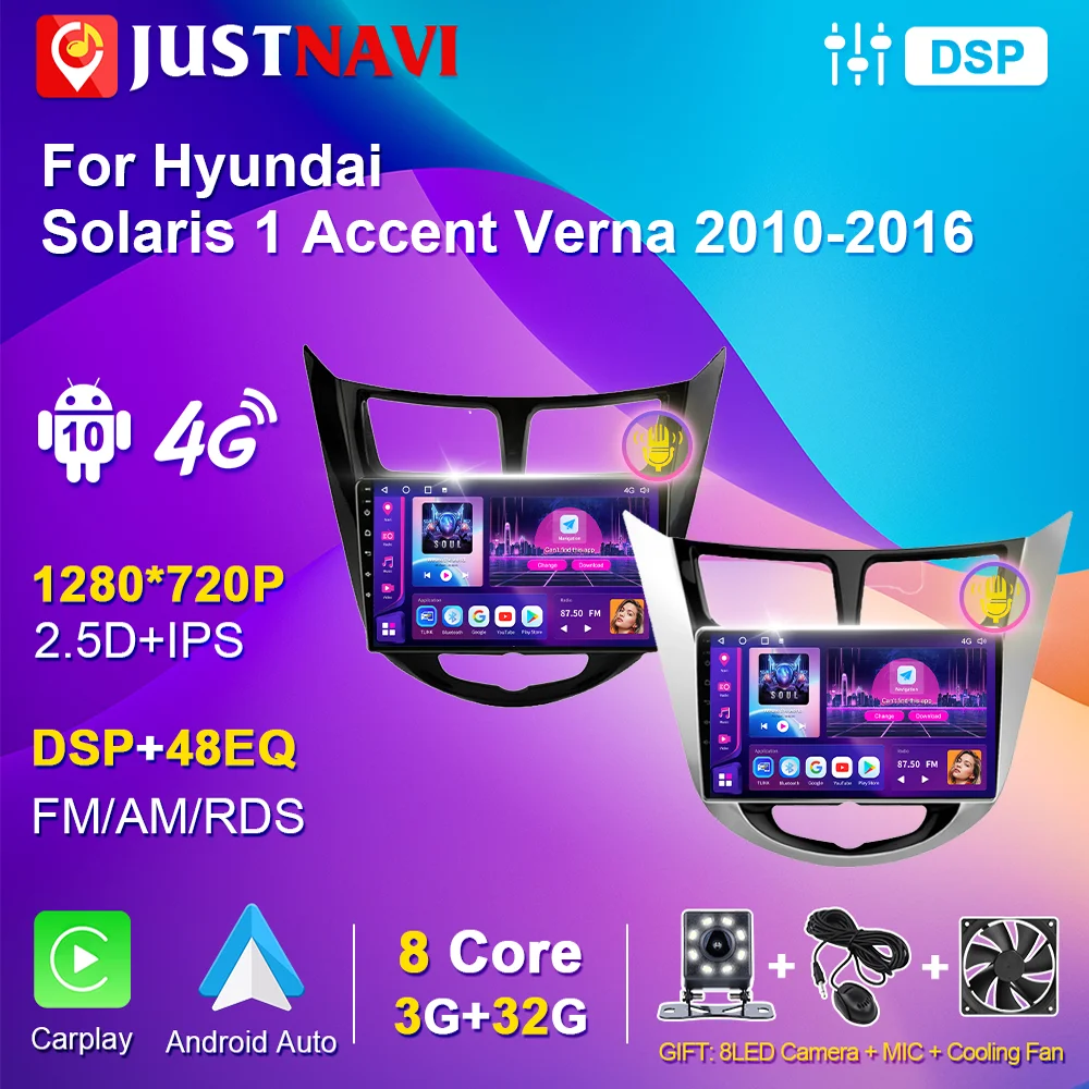 OKEYNAVI 8G 128G Audio For Car Multimedia Player For Hyundai Solaris 1 Accent Verna 2010-2016 Radio Stereo Navigation Carplay
OKEYNAVI 8G 128G Audio For Car Multimedia Player For Hyundai Solaris 1 Accent Verna 2010-2016 Radio Stereo Navigation Carplay