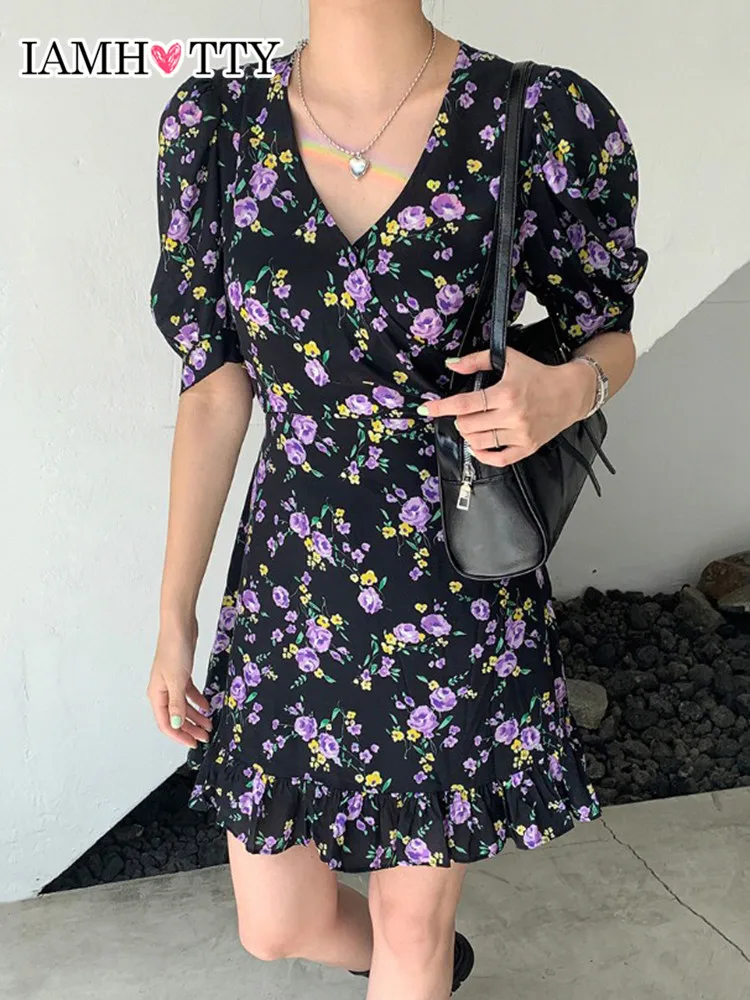 IAMHOTTY Boho French Style Floral Print Mini Dress Sweet Korean Style A-line Dresses Fairycore Aesthetic Holiday Outfit Party
IAMHOTTY Boho French Style Floral Print Mini Dress Sweet Korean Style A-line Dresses Fairycore Aesthetic Holiday Outfit Party