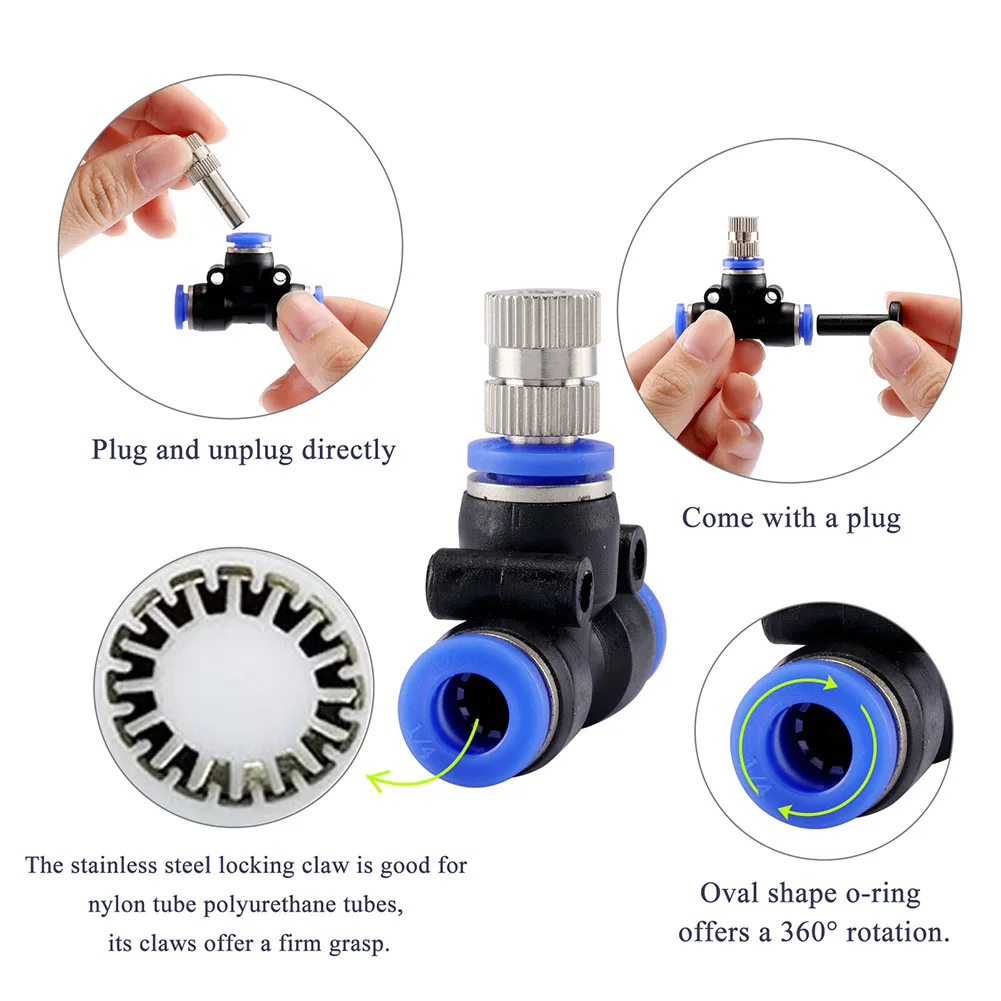 Durable Agriculture Breeding Atomizing Nozzle For Humidifying Brass Fully Atomized PP Plastic UNC 10/24 Thread
Durable Agriculture Breeding Atomizing Nozzle For Humidifying Brass Fully Atomized PP Plastic UNC 10/24 Thread