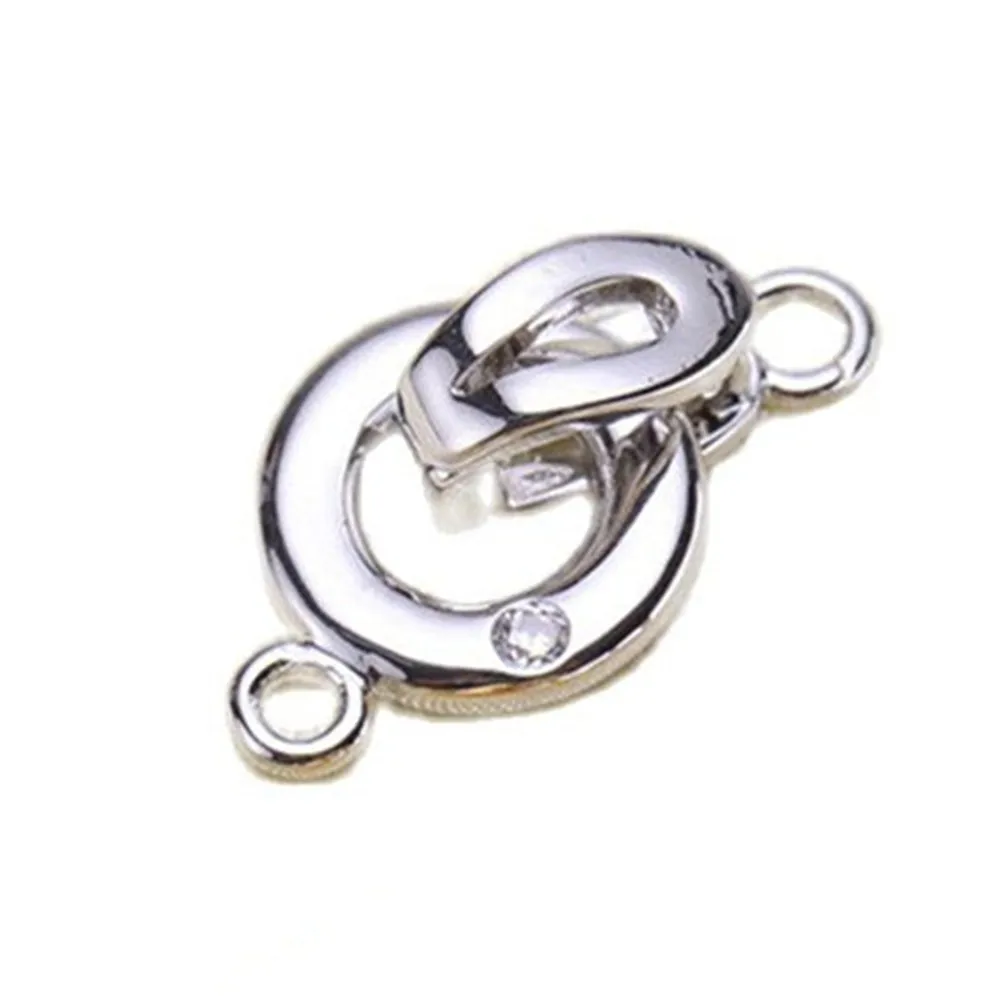 Clasps For Jewelry Making Fastening Accessories 925 silver plating Cubic Zirconia Clasps For DIY Pearls Necklace Bracelet Clasp
Clasps For Jewelry Making Fastening Accessories 925 silver plating Cubic Zirconia Clasps For DIY Pearls Necklace Bracelet Clasp
