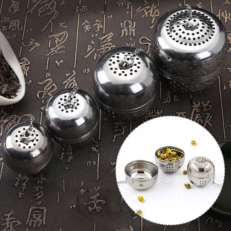 Stainless Steel Ball Shape Tea Infuser Mesh Filter Strainer With Hook Loose Tea Leaf Spiceball With Rope Chain Home Kitchen Tool
Stainless Steel Ball Shape Tea Infuser Mesh Filter Strainer With Hook Loose Tea Leaf Spiceball With Rope Chain Home Kitchen Tool