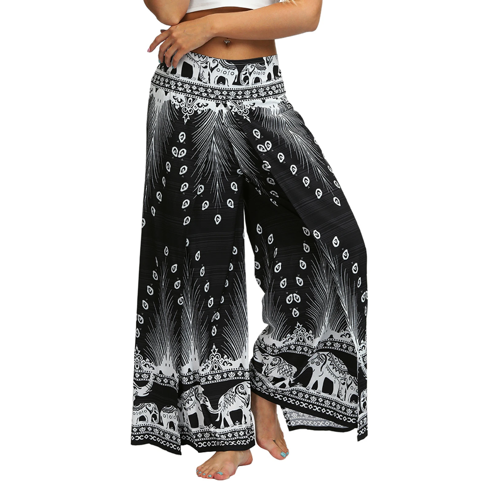 Women High Split Yoga Pants Flowy Loose Fit Elastic Waist Relaxation Beach Wide Leg Indoor Outdoor Quick Dry Pilates Superlight
Women High Split Yoga Pants Flowy Loose Fit Elastic Waist Relaxation Beach Wide Leg Indoor Outdoor Quick Dry Pilates Superlight