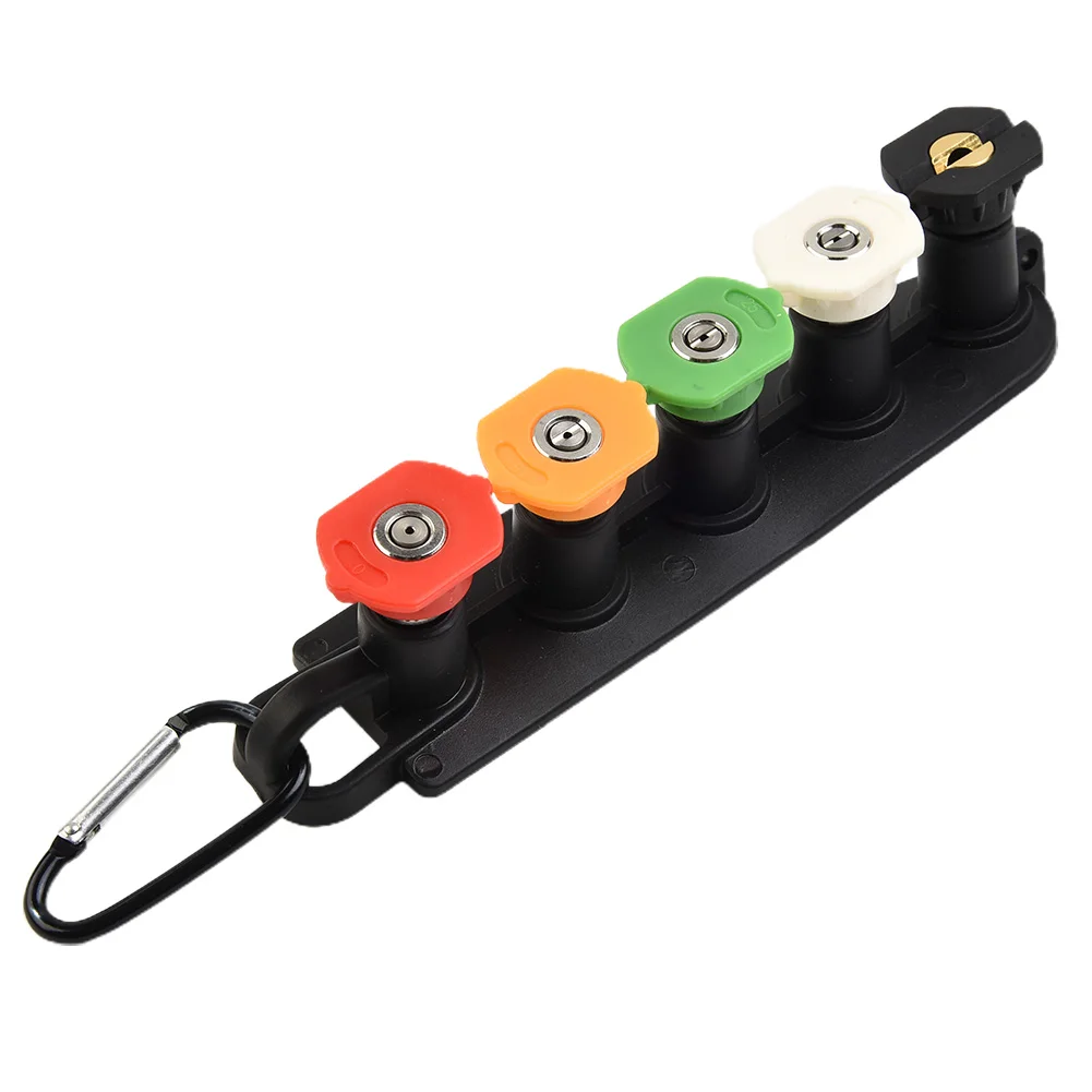 Pressure Washer Spray Nozzle Tips With Nozzle Holder 1/4 Inch Quick Connect Spray Nozzle Sets 4000 PSI
Pressure Washer Spray Nozzle Tips With Nozzle Holder 1/4 Inch Quick Connect Spray Nozzle Sets 4000 PSI