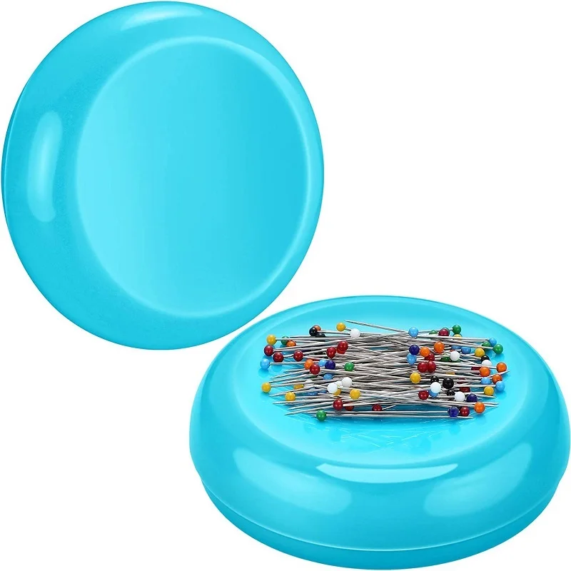 Round Magnetic Pin Cushion, Magnetic Pins Holder, Plastic Magnetic Sewing Cushion, for Sewing Needles Push Pins Hair Bobby Pins
Round Magnetic Pin Cushion, Magnetic Pins Holder, Plastic Magnetic Sewing Cushion, for Sewing Needles Push Pins Hair Bobby Pins