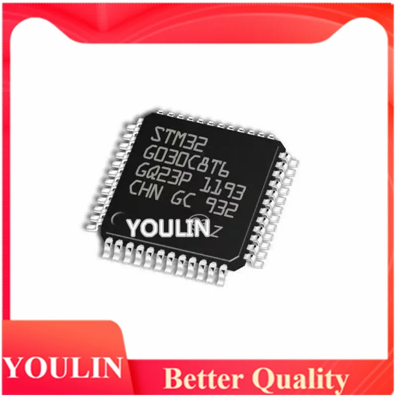 Микроконтроллер STM32G030C8T6, микроконтроллер 32-разрядный, микроконтроллер с микроконтроллером ARM, оригинал, 5 шт.
Микроконтроллер STM32G030C8T6, микроконтроллер 32-разрядный, микроконтроллер с микроконтроллером ARM, оригинал, 5 шт.