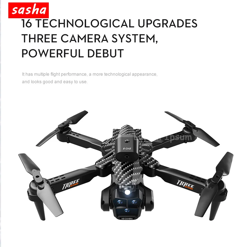 New K10 Max Drone Three Camera 4k Professional Hd Camera Obstacle Avoidance Aerial Photography Foldable Quadcopter Gift
New K10 Max Drone Three Camera 4k Professional Hd Camera Obstacle Avoidance Aerial Photography Foldable Quadcopter Gift