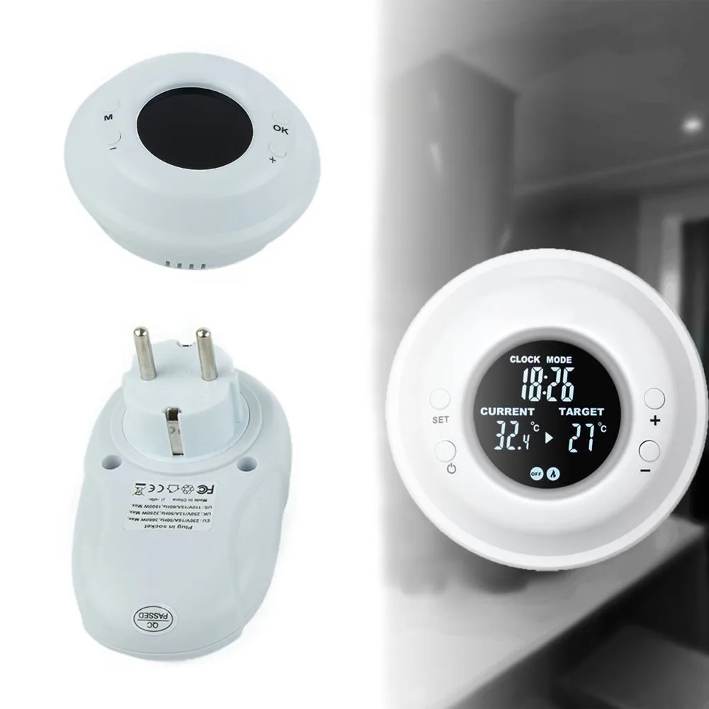 Remote Control Bedroom Household Wireless Thermostat Smart Thermostat Display Clock Wall Mount Home Improvement
Remote Control Bedroom Household Wireless Thermostat Smart Thermostat Display Clock Wall Mount Home Improvement