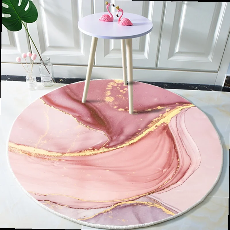 Promotion Fashion Pink Marbled Round Rugs Modern Geometric Pattern Decor Carpets For Area Bedroom Bedside Mats Room Living
Promotion Fashion Pink Marbled Round Rugs Modern Geometric Pattern Decor Carpets For Area Bedroom Bedside Mats Room Living