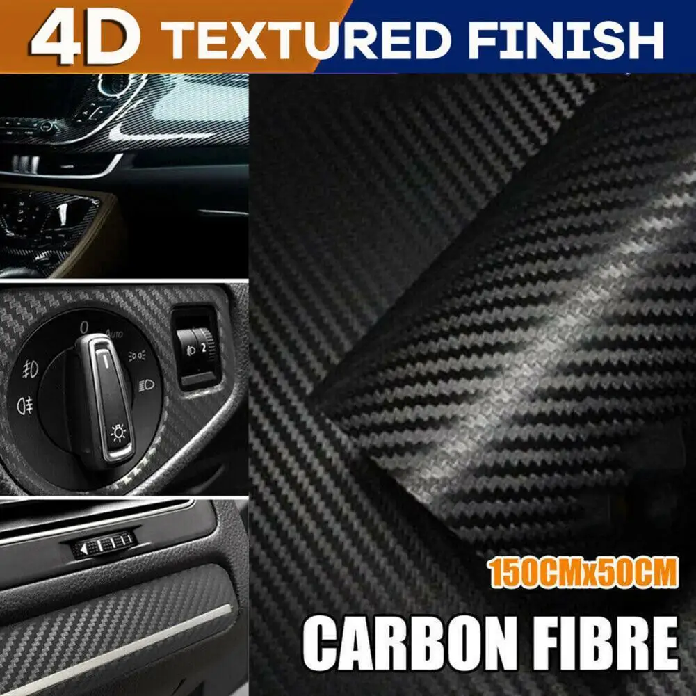 Dropshipping!! Tint Film Thickened Fine Workmanship Matte 4D Black Carbon Fibre Film for Car
Dropshipping!! Tint Film Thickened Fine Workmanship Matte 4D Black Carbon Fibre Film for Car