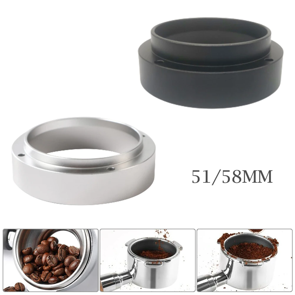 Espresso Coffee Dosing Ring 51/58mm Aluminum Portafilters Coffee Filter Replacement Ring Coffeeware
Espresso Coffee Dosing Ring 51/58mm Aluminum Portafilters Coffee Filter Replacement Ring Coffeeware