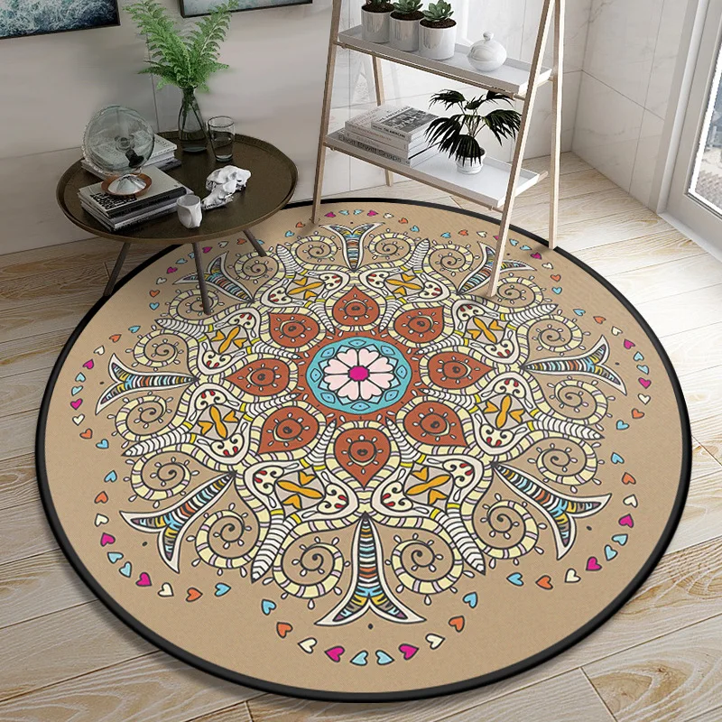 Небольшой, свежий, с рисунком мандалы, фотообои для гостиной, спальни, нескользящий задний коврик
Небольшой, свежий, с рисунком мандалы, фотообои для гостиной, спальни, нескользящий задний коврик