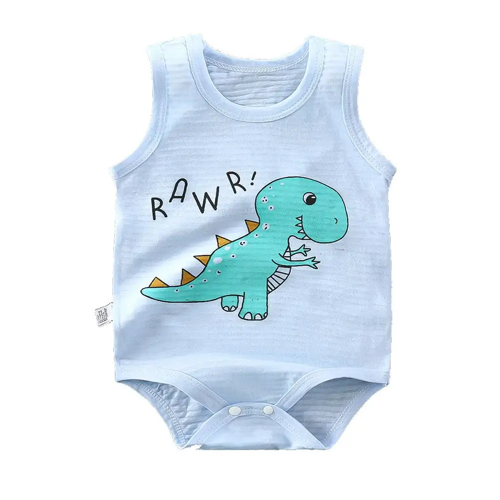 Baby Boys Girls Bodysuit Sleeveless Cotton Cartoon Jumpsuits Unisex Baby Triangle Rompers 100% Cotton Baby Clothes
Baby Boys Girls Bodysuit Sleeveless Cotton Cartoon Jumpsuits Unisex Baby Triangle Rompers 100% Cotton Baby Clothes
