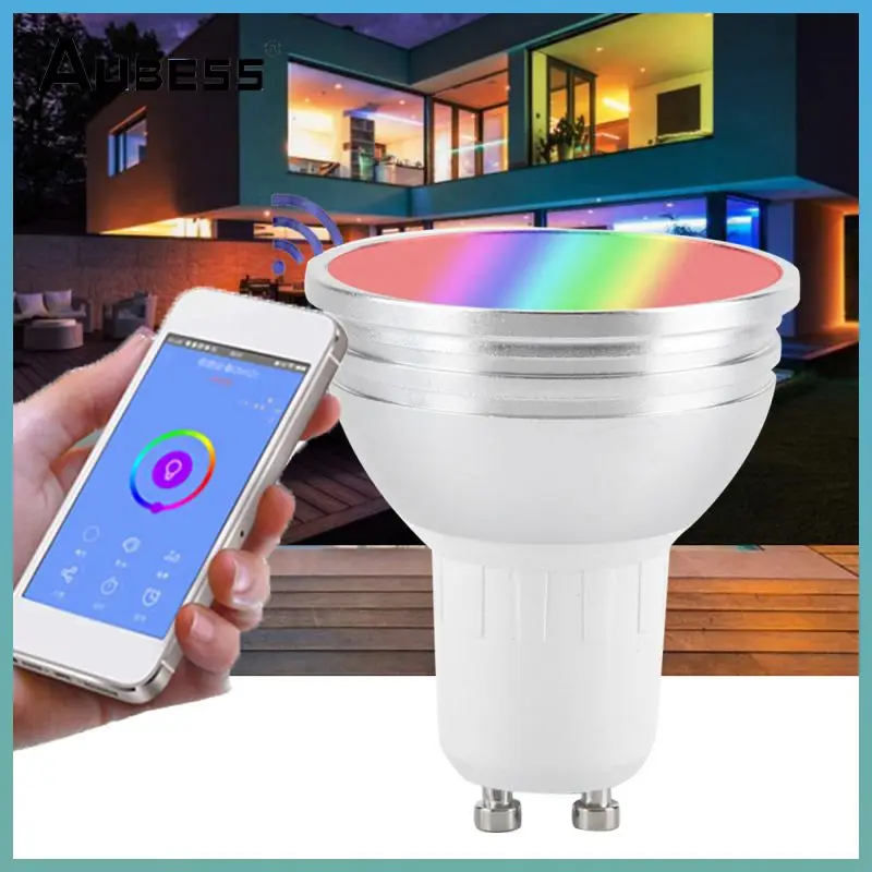 

6W WIFI Smart Light Bulb RGBW Dimming Smart Life/tuya APP E27 E26 GU10 GU5.3 B22 85-265V WIFI Light Bulb Alexa Google Home