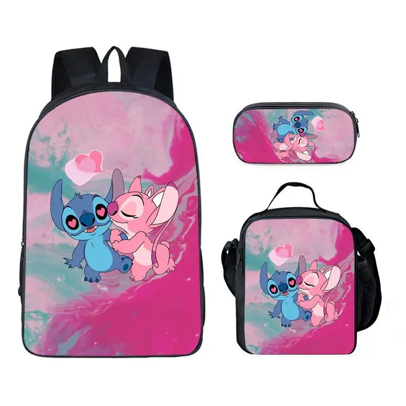 3Pcs/Set Disney Lilo Stitch Backpack Colorful Bag Boys Girls School Bags Teenager with Lunch Bag Travel Mochilas
3Pcs/Set Disney Lilo Stitch Backpack Colorful Bag Boys Girls School Bags Teenager with Lunch Bag Travel Mochilas