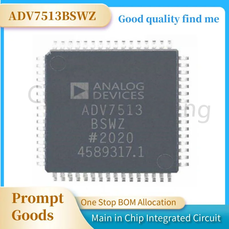 1PCS ADV7513BSWZ ADV7513 New Original Spot Chip Video Audio Interface IC Patch LQFP-64
1PCS ADV7513BSWZ ADV7513 New Original Spot Chip Video Audio Interface IC Patch LQFP-64