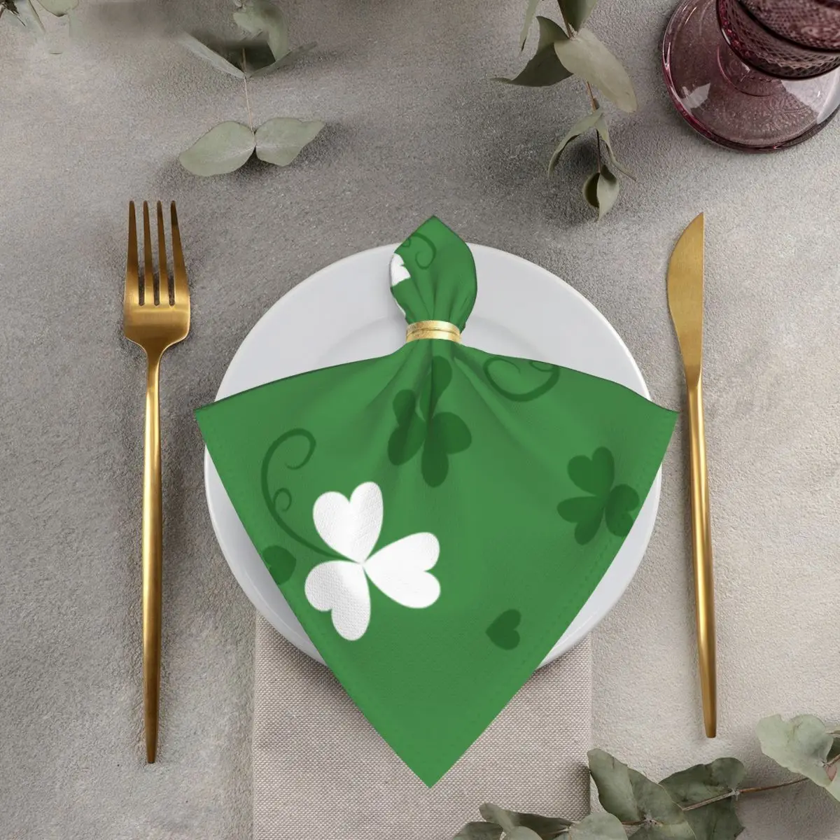 Clover Table Napkins 50x50cm Cloth Mat Tea Towels Fabric for Kitchen Wedding Dish Decor Paper Serving Matting Napkin Theedoek
Clover Table Napkins 50x50cm Cloth Mat Tea Towels Fabric for Kitchen Wedding Dish Decor Paper Serving Matting Napkin Theedoek