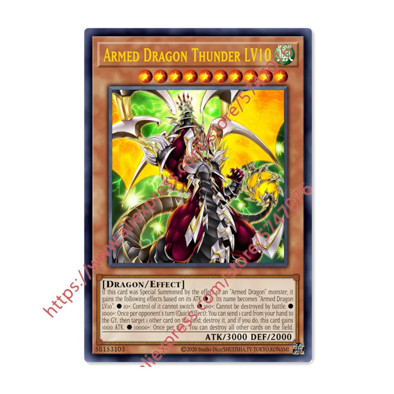 Yu Gi Oh вооруженный Дракон Thunder LV10 SR японские английские DIY игрушки хобби Коллекционная игра Коллекционная Коллекция
Yu Gi Oh вооруженный Дракон Thunder LV10 SR японские английские DIY игрушки хобби Коллекционная игра Коллекционная Коллекция