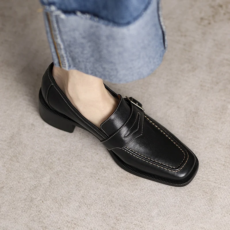 Shoes Women 2023 spring New Belt Buckle Comfortable Loafers Womens Retro Small Leather Shoes All-match Single Shoes
Shoes Women 2023 spring New Belt Buckle Comfortable Loafers Womens Retro Small Leather Shoes All-match Single Shoes