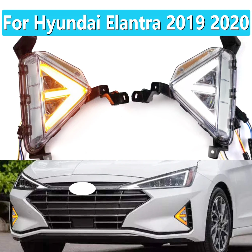 1 Pair For Hyundai Elantra 2019 2020 Car LED Fog Lamp DRL Daytime Running Lights With Yellow Turn Signal Light Fog Light
1 Pair For Hyundai Elantra 2019 2020 Car LED Fog Lamp DRL Daytime Running Lights With Yellow Turn Signal Light Fog Light