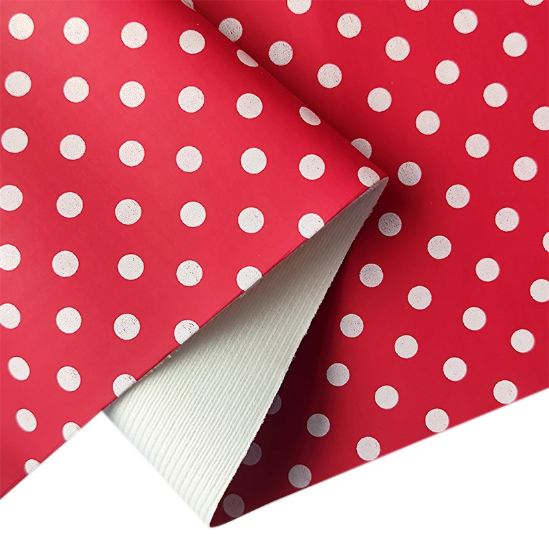 Color Cute Polka Dot Brushed Synthetic PU Faux Leather Fabric for Sewing Handbags HairBows Bags Shoes Earring DIY Crafts Mateial
Color Cute Polka Dot Brushed Synthetic PU Faux Leather Fabric for Sewing Handbags HairBows Bags Shoes Earring DIY Crafts Mateial