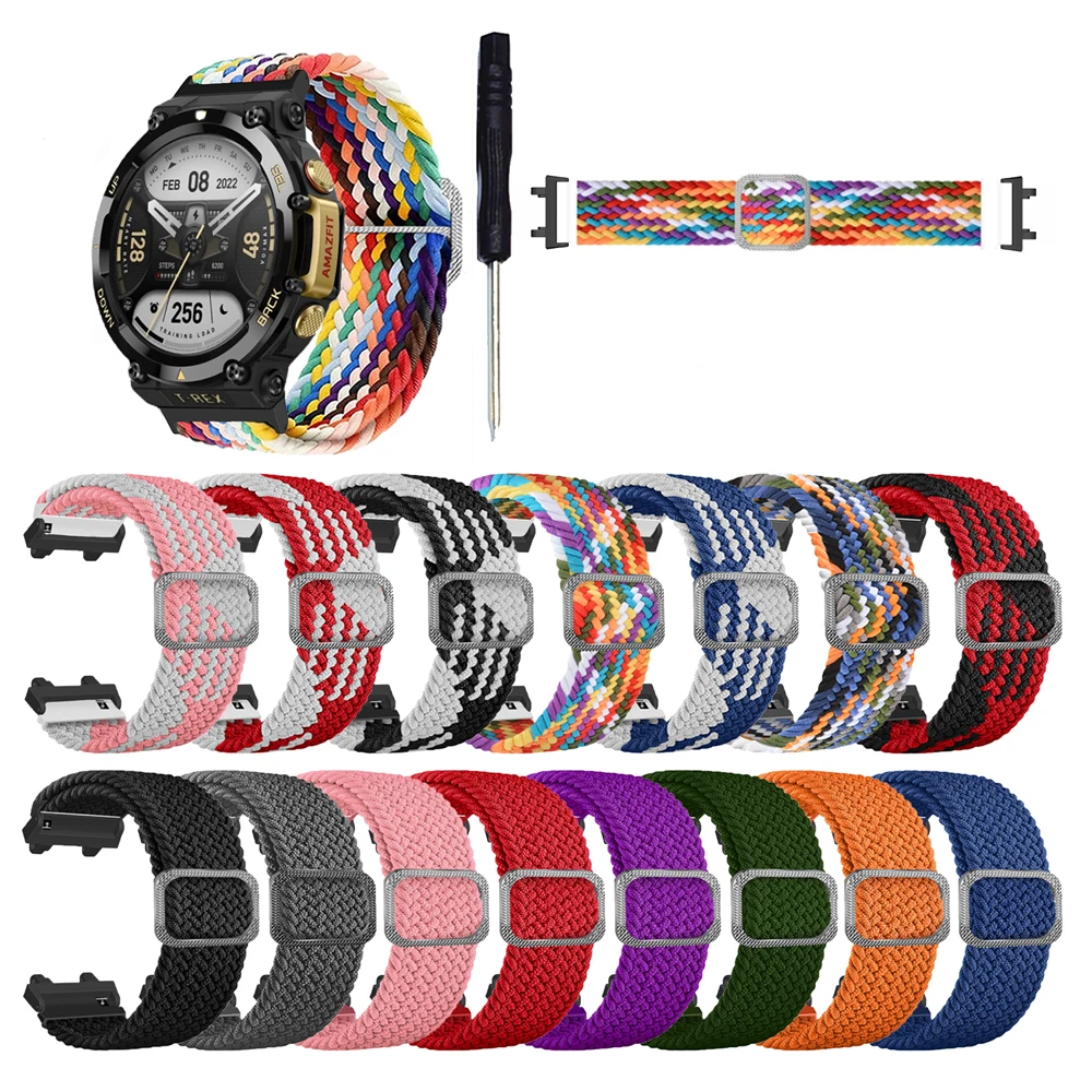Elastic Nylon Watchband For Amazfit T-Rex 2 Pro Replace Strap For Xiaomi Huami Amazfit T Rex 2 Pro Smart Watch Band Bracelets
Elastic Nylon Watchband For Amazfit T-Rex 2 Pro Replace Strap For Xiaomi Huami Amazfit T Rex 2 Pro Smart Watch Band Bracelets