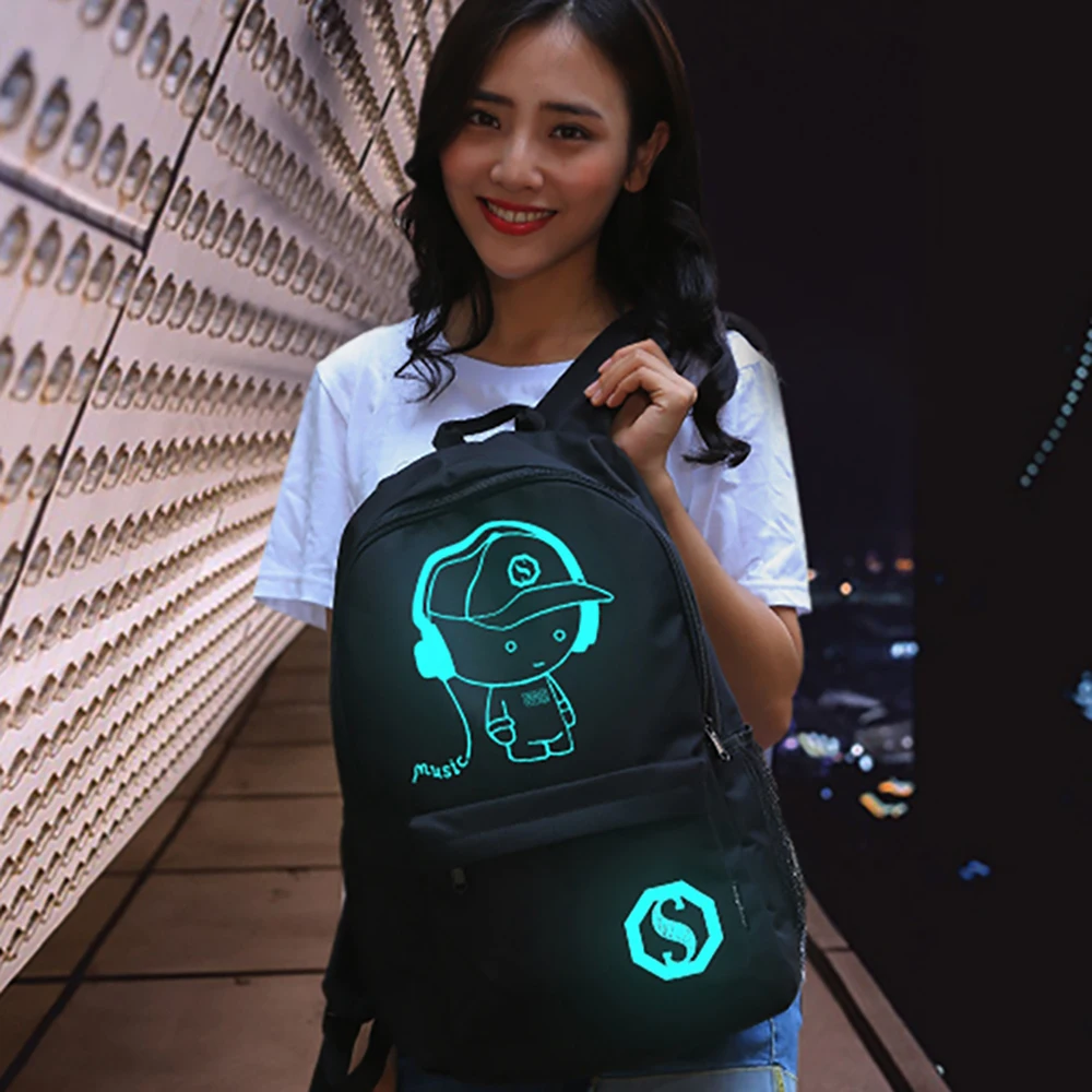 Men Jogging Bags Outdoor Luminous Sports Backpack with USB Charge Port (Not Include Power), Students Anti-theft Laptop Backpack
Men Jogging Bags Outdoor Luminous Sports Backpack with USB Charge Port (Not Include Power), Students Anti-theft Laptop Backpack