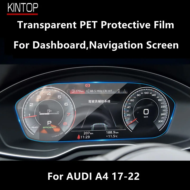 For AUDI A4 17-22 Dashboard,Navigation Screen Transparent PET Protective Film Anti-scratch Repair Film Accessories Refit
For AUDI A4 17-22 Dashboard,Navigation Screen Transparent PET Protective Film Anti-scratch Repair Film Accessories Refit