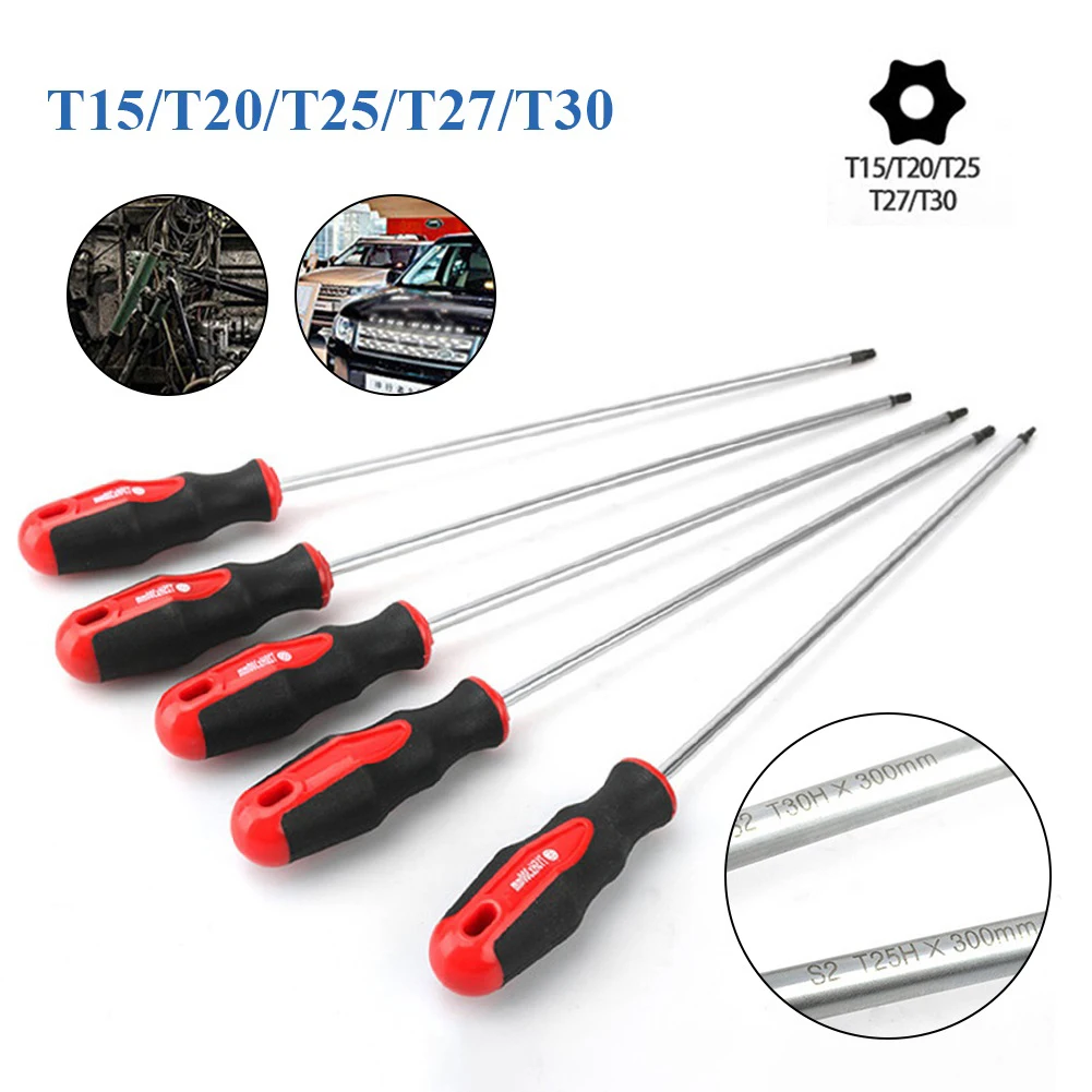 5pcs 400mm Extra Long Torx Screwdriver With Hole Steel Magnetic Screw Principle Of Ergonomics Drive Home Repair Hand Tools
5pcs 400mm Extra Long Torx Screwdriver With Hole Steel Magnetic Screw Principle Of Ergonomics Drive Home Repair Hand Tools