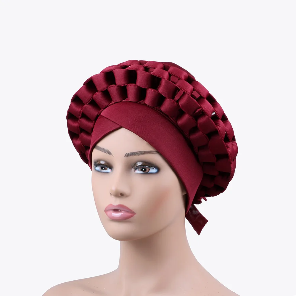 Africa Turban Caps for Women African Aso Oke Headtie Ready to Wear Female Head Wraps Muslim Caps Nigerian Wedding Gele Auto Gele
Africa Turban Caps for Women African Aso Oke Headtie Ready to Wear Female Head Wraps Muslim Caps Nigerian Wedding Gele Auto Gele