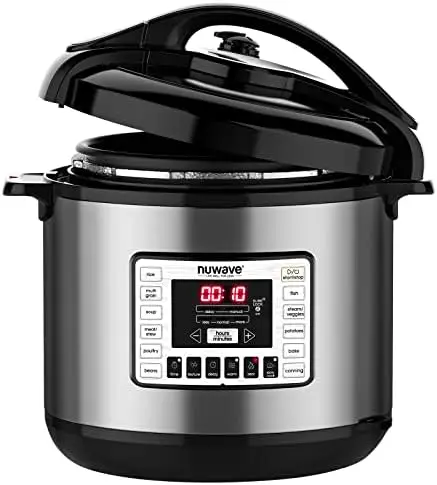 Digital Pressure Cooker 8-quart with Stainless Steel Inner Pot & Sure-Lock Technology
Digital Pressure Cooker 8-quart with Stainless Steel Inner Pot & Sure-Lock Technology