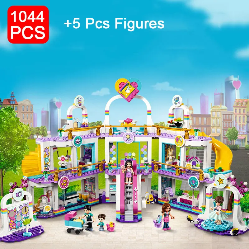 1044pcs Heartlake City Shopping Mall Building Blocks With Mini figures Brick Toys For Children Girl Friend Christmas Gift 41450
1044pcs Heartlake City Shopping Mall Building Blocks With Mini figures Brick Toys For Children Girl Friend Christmas Gift 41450