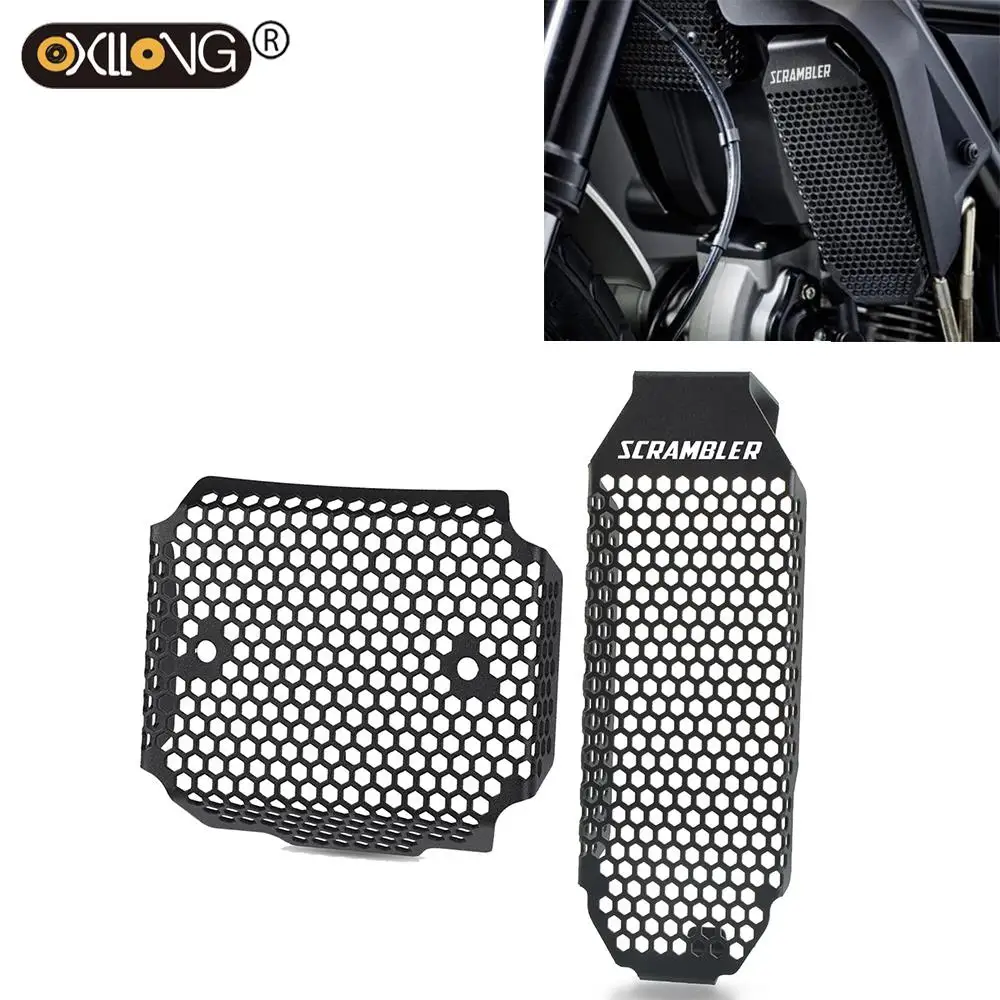 Radiator Oil Cooler Grille Rectifier Guard / Pillion Peg Removal Kit Protector For Ducati Scrambler Icon Full Throttle 2015-2020
Radiator Oil Cooler Grille Rectifier Guard / Pillion Peg Removal Kit Protector For Ducati Scrambler Icon Full Throttle 2015-2020