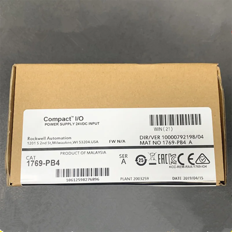 Brand New Original 1769-PB4 PLC Power Module Spot 
Brand New Original 1769-PB4 PLC Power Module Spot